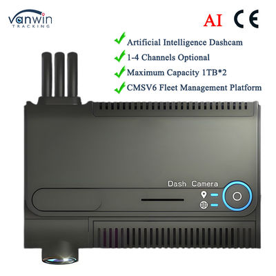 Full HD Dashcam 1-4 Channel GPS Tracked Vehicle Camera 1080P Dash Camera untuk Mobil Mobil DVR Taxi pada CMSV6 Server