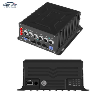 4CH 1080P AI Mobile DVR System dengan GPS Tracker & Vehicle Reverse Camera