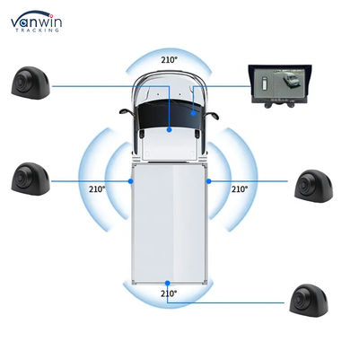 360 Surround Bird View System Sistem untuk Kendaraan Truk Bus Keamanan Bantuan Kembali Mobil