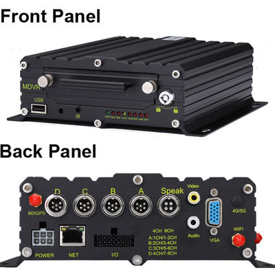 8CH 4CH 4G GPS ADAS DMS 2TB HDD SD DVR MOBILE KIT AI MDVR Sistem Pelacakan GPS GPS MDVR