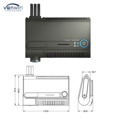 Rekaman Video Wifi AHD Cerdas 4G MDVR Hybrid 4CH Kamera Kendaraan IPC CMSV6 Aplikasi Remote Control Mobil Black Box