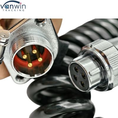 Pengalaman melihat ke belakang yang halus dengan kawat spiral 4 pin untuk sistem pemantauan industri dan pertanian