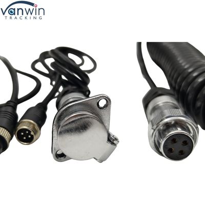 Kabel Spiral 4 Pin untuk Pengalaman Tampilan Belakang yang Halus dalam Sistem Pemantauan Industri dan Pertanian