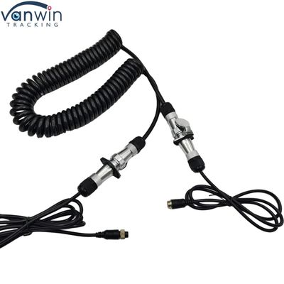 Pengalaman melihat ke belakang yang halus dengan kawat spiral 4 pin untuk sistem pemantauan industri dan pertanian