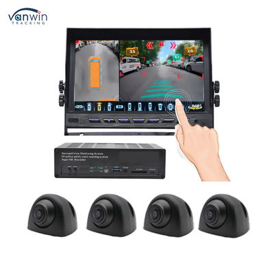 3D HD 1080P 360 Mobil Parkir Kamera Truk Kembali Peringatan Kamera Mobil 360 derajat Kamera pandangan mata burung dari sistem keamanan