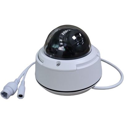 Kamera IP HD 1080P dengan Penglihatan Malam yang Baik CCTV Anti-Vandal Kendaraan Di Dalam Kamera Kubah Jaringan POE untuk Bus