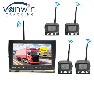 10.1 inci 4ch nirkabel AHD sistem kamera night vision untuk mesin pertanian