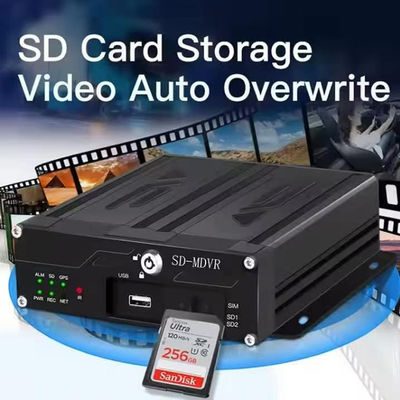 1080P 4CH Mobile DVR dengan 4G SIM WiFi GPS Video Kendaraan Truk CCTV Kamera Sistem DVR
