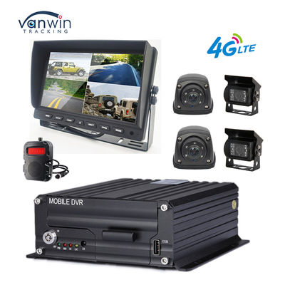 1080P 4CH MDVR Kamera Tahan Air Monitor 7 Inci Perekam 4G GPS Kamera Mundur Cadangan Bantuan Mundur Kendaraan Bus Truk Mobil