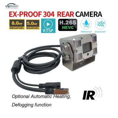 Rumah Tahan Ledakan Kamera Kendaraan Baja Tahan Karat IP68 untuk Pengawasan Terowongan Tambang