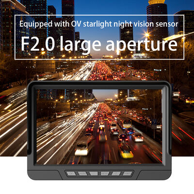 Perekam video mobil Sistem BSD 7 Inci Sistem Mundur Rear View Truk DVR Dash Camera DVR Parkir Depan dan Belakang untuk Truk