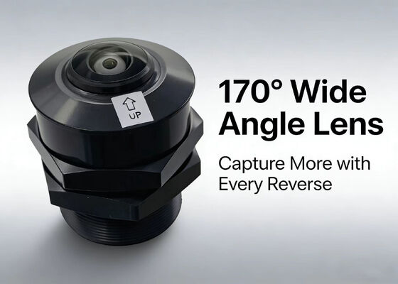 Lensa Kamera Mini Mobil Kamera Panoramik 2MP Sudut Lebar Lensa 180 Derajat