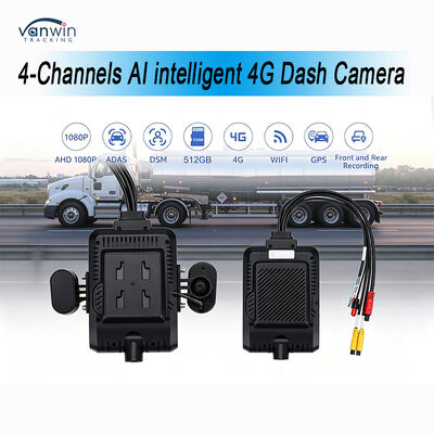 Dash Cam Recorder dengan built-in AI Algoritma untuk Deteksi Perilaku Pengemudi dan Modul 4G Mendukung Band Frekuensi Global