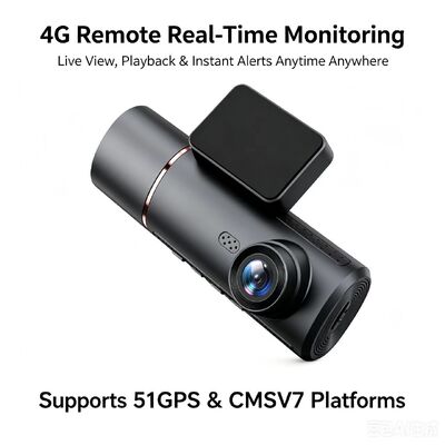 3-Saluran AI 4G Dash Camera 4K Front, ADAS & DMS, Pelacakan GPS, 24/7 Parking Monitor