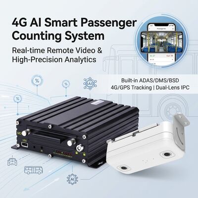 4G WIFI Bus Sistem Penghitungan Orang 98% Keakuratan MDVR