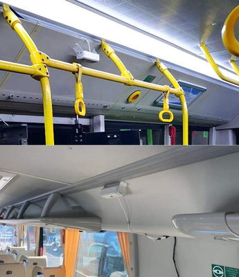 Kamera MDVR Penghitungan Penumpang Bus 1080P, Penghitung Orang Bus 3D Binocular, GPS Mobile DVR untuk Pemantauan Aliran Penumpang & Keamanan