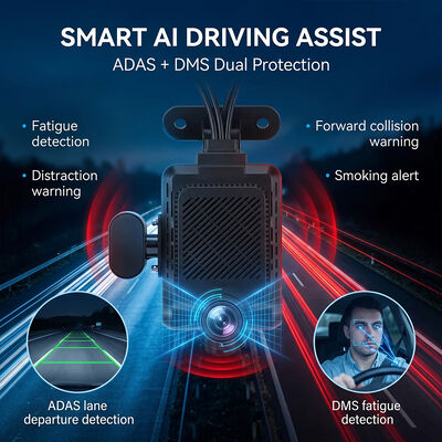 Sistem Dashcam Kendaraan Komersial 4G - Pelacak WiFi GPS Anti-Pencurian dengan Dukungan Periferal I/O RS232