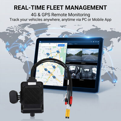 Sistem Dashcam Kendaraan Komersial 4G - Pelacak WiFi GPS Anti-Pencurian dengan Dukungan Periferal I/O RS232