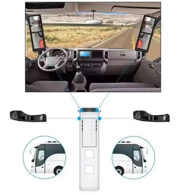 Truck Blind Spot Camera System 1080P Dual Lens Side View Camera 18.88 Inch Monitor for Semi Truck Trailer Commercial Vehicle
