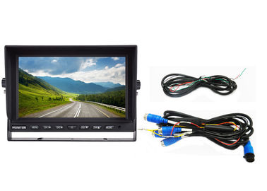 Keamanan 360 Derajat TFT Car Monitor, Layar 7 Inch Mobil Video Monitor Penyimpanan Kartu SD