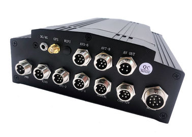 RJ45 4G Mobile DVR Analog Camera 4 Channel 2.5" SATA Digital Video Recorder