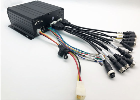 8 Saluran GPS WiFi 4G RJ45 1080N Mobil Kendaraan Bus DVR Kamera Video Recorder Kit APP / Web / PC Remote View Video dan Track