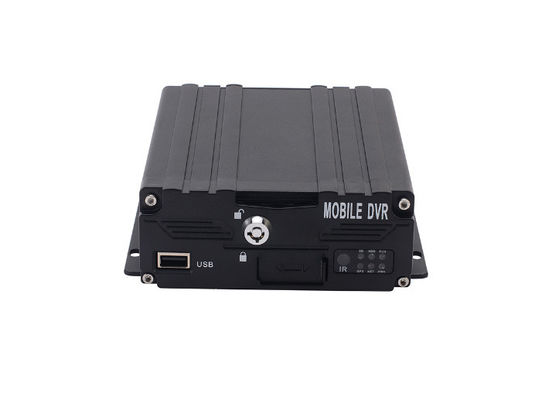Platform CMS 9 ~ 32V H265 4CH MDVR Kartu SD Ganda Dengan Mouse USB