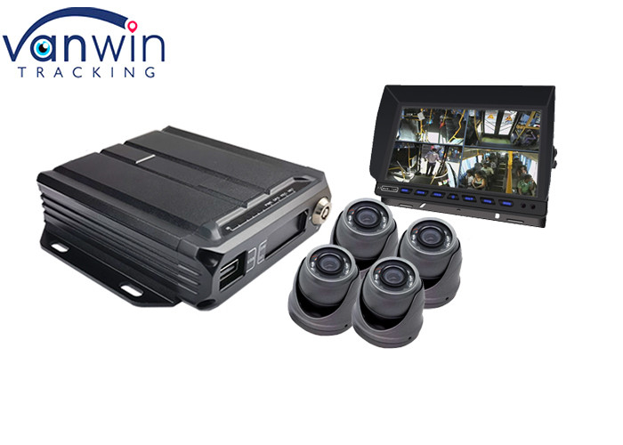 1080P AHD 4ch 3g 4g GPS SD Card Mobile DVR Untuk Taksi Cab Mini Bus Armada