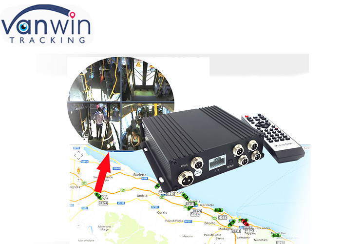 AHD 1080P 4G GPS SD Bus kendaraan perjalanan perekam data Dengan Wifi Fuel Level Monitoring Orang Sistem Penghitungan