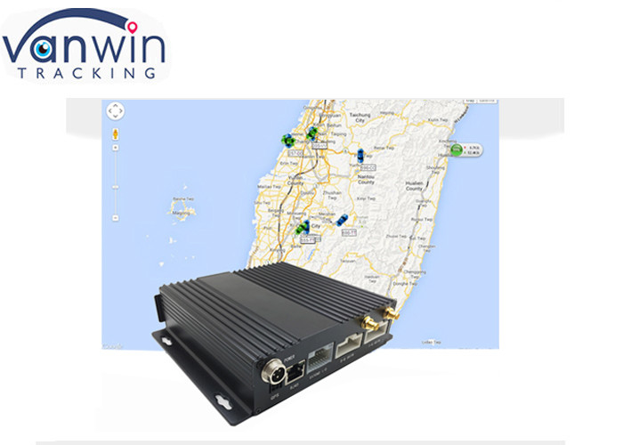 4G GPS Dual SD 8 Channel jaringan tertanam DVR AHD 1080P Untuk Bus Umum