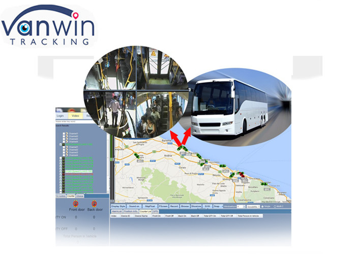 4ch 8ch AHD 1080P HDD SD Bus Sekolah GPS mobil dvr Sistem Pemantauan Video