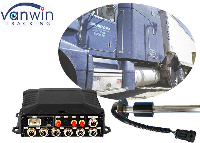 4ch Wifi GPS Vehicle Fuel Tracking HD Mobile DVR dengan 8V-36V Power Supply dan Kapasitas Tinggi