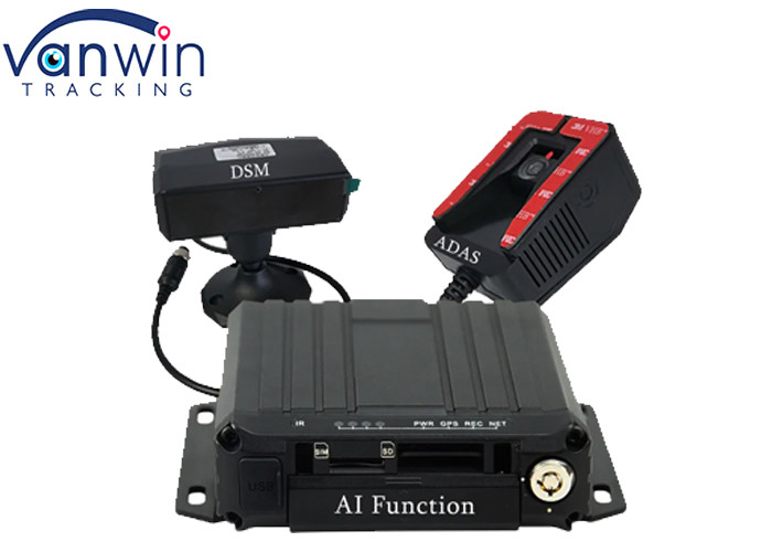4 Channel 1080P Vehicle GPS 4G WIFI AI BSD DSM ADAS MDVR untuk Bus