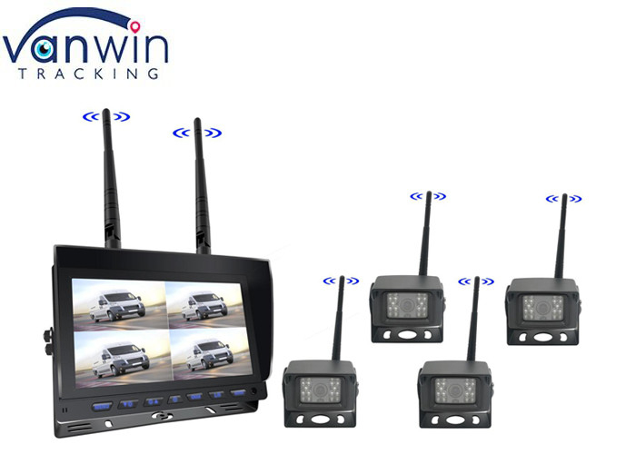Kit monitor mobil TFT tampilan belakang Monitor mobil IPS nirkabel 9ich AHD 1080P