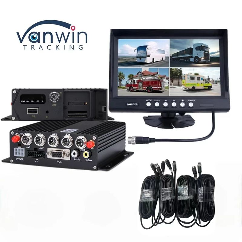 Smart 4CH/8CH H.265 SD 1080P Mobile DVR untuk Pencarian Video dan Rentang Suhu -20C sampai 70C