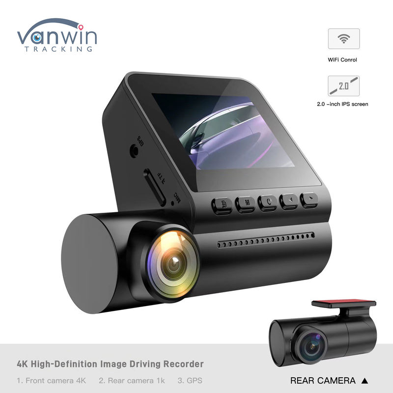 4K High Definition Image Driving Recorder 1080P Dukungan WiFi GPS Taxi Recorder Kamera
