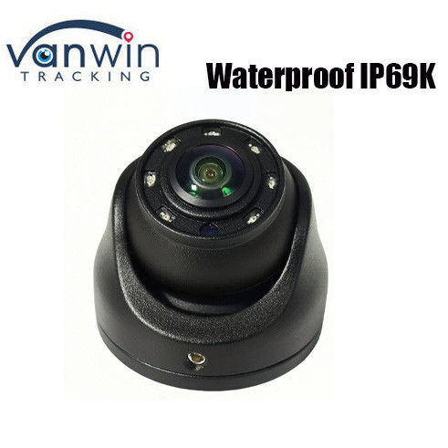 180° 1080P 2MP Waterproof IP69K Indoor/Outdoor Dome Camera Dengan IR Night Vision Untuk Bus/Truck