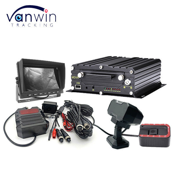 4CH 1080P SD MDVR Real Time Monitoring and Tracking 4G AI ADAS DMS Mobile DVR Untuk Bus Truck Sistem CCTV