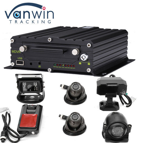 8-saluran Full HD 1080P AI MDVR System ADAS DMS dengan 8 Kamera AHD untuk Bus / Truk