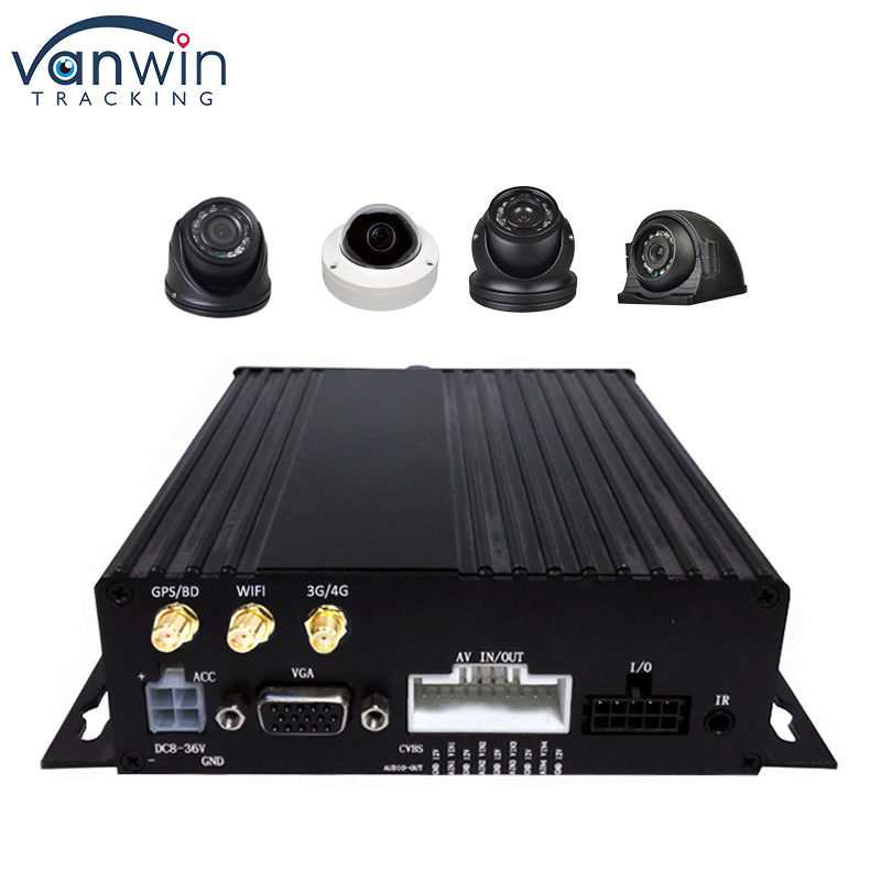 GPS 1080P HD 4CH Mobile DVR SD Card Samrt WIFI Bus Kendaraan Digital Video Recorder