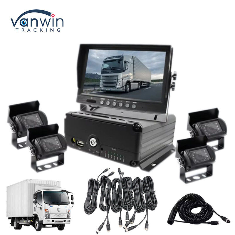 Mobil Black Box Camera Mobil DVR SIM SD Card Truck Car Recording Instrument MDVR Kamera Depan Dan Belakang Yang Digunakan Untuk Bus Box