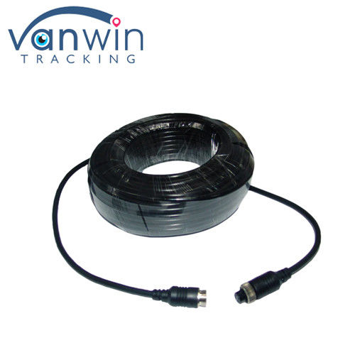 20m Aviation Grade GX12 4pin Male to Female Reversing Camera Rear View Cameras Kabel ekstensi untuk koneksi DC 12V/24V