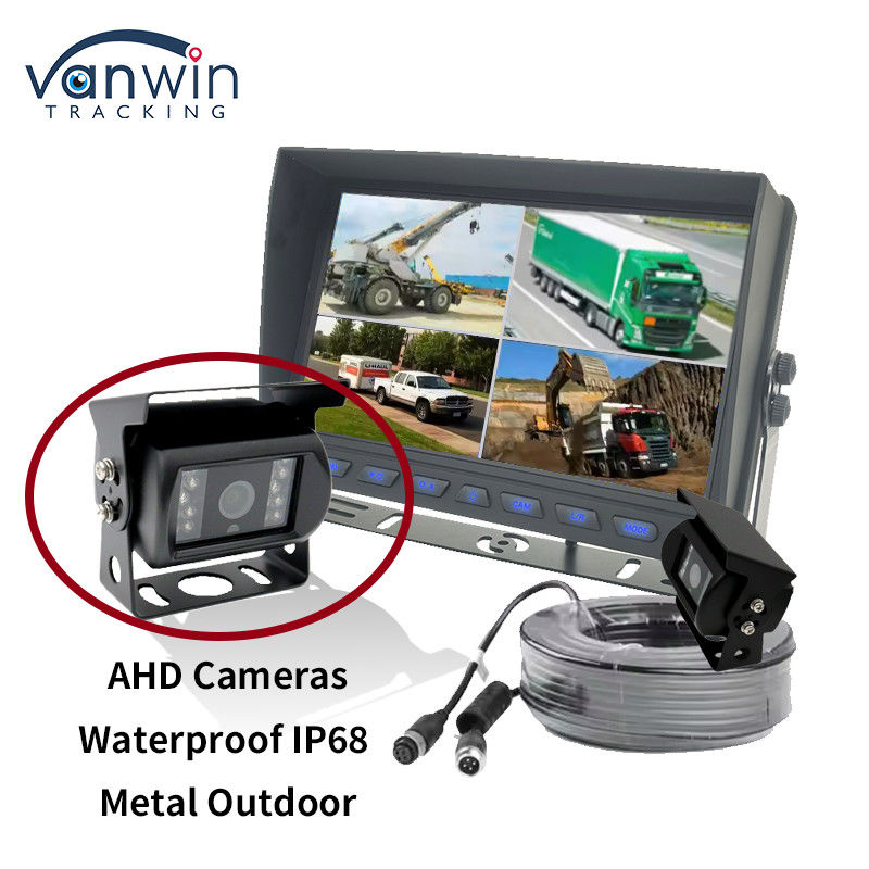 Kamera Pengawasan Mobil Super Wide Angle IP68 1080P AHD Untuk Bus Truk Trailer Van Kamera Kendaraan