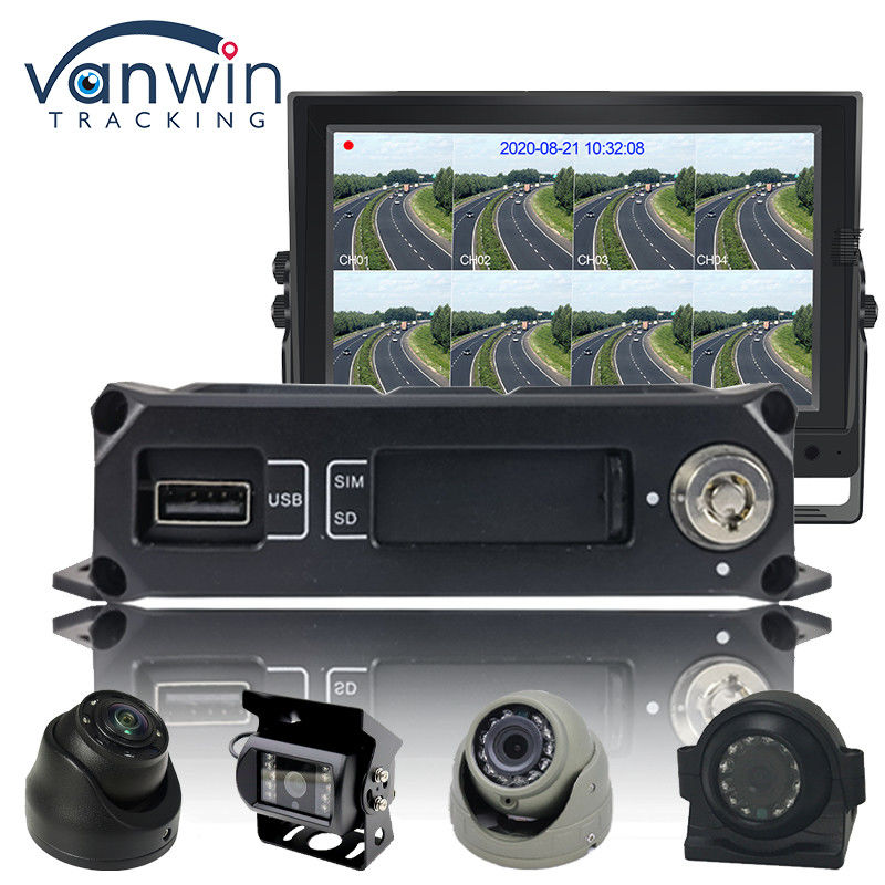 H.264 4CH HD 1080P Mobile DVR 4G GPS WIFI SD Card MINI MDVR Untuk Pemantauan Video Mobil