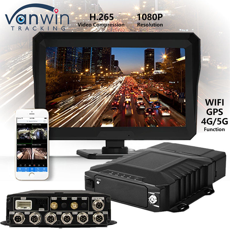 8CH 1080P AHD HDD Mobile DVR Dengan 4G GPS MDVR Recorder Truck Security Monitor Alarm System