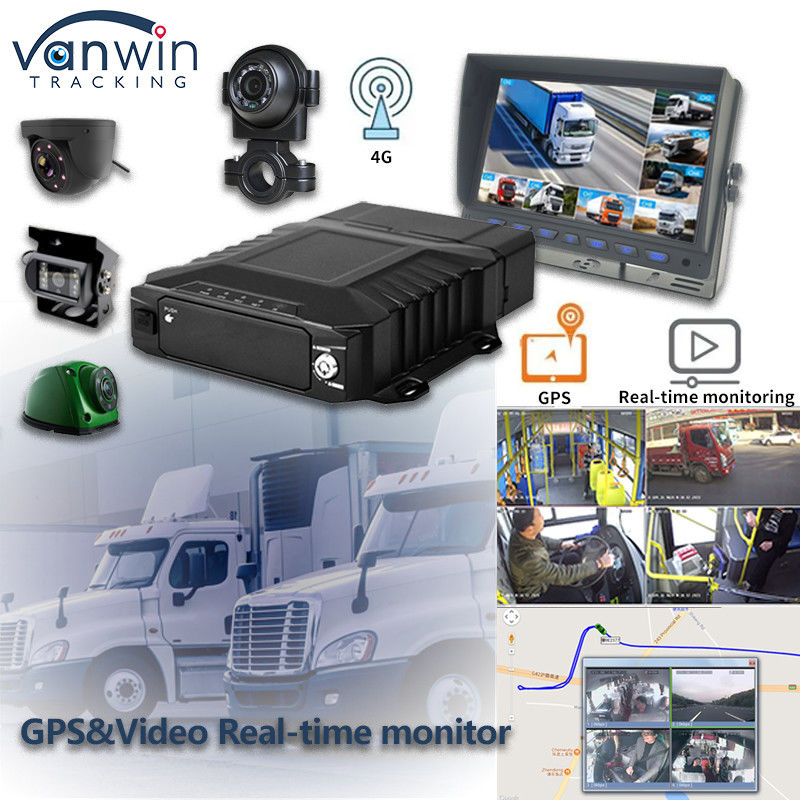 8CH Video Surveillance HDD Mobile DVR Dengan 4G GPS WIFI MDVR Untuk Pemantauan Real Time