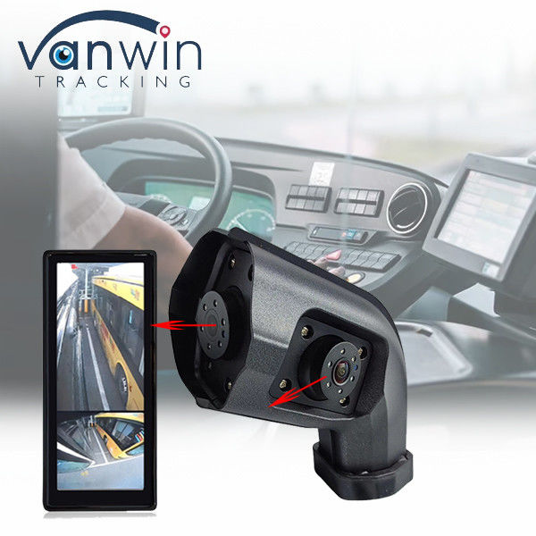 AHD 1080P DVR Waterproof 12.3 Inch Front Rear Blind Area Car Monitor dengan Rear View Side View Camera