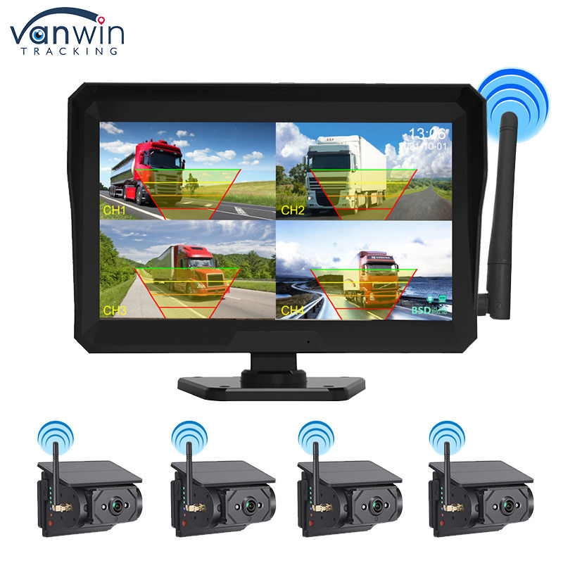 10.1 Inch 1080P Wireless Car Monitor Kamera Kit Night View Fungsi Kamera Split Monitor