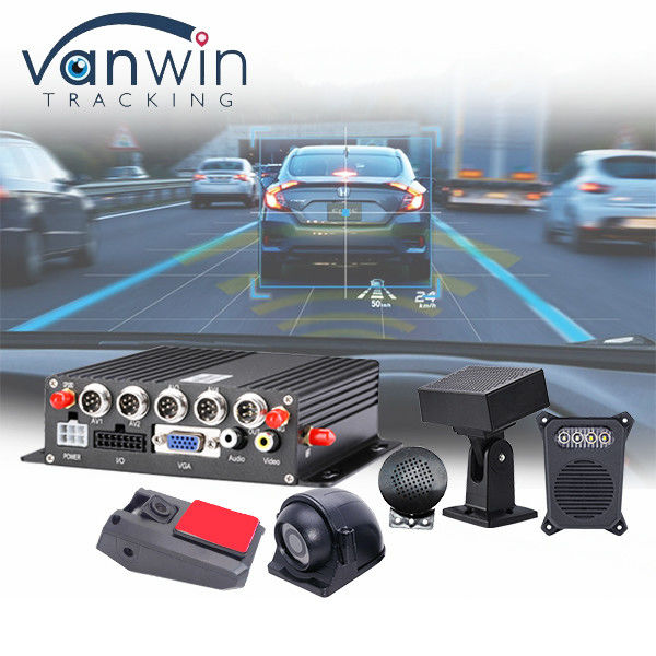 4CH 1080P GPS 4G WIFI AI Mobile DVR dengan BSD DSM ADAS Kamera Untuk Bus