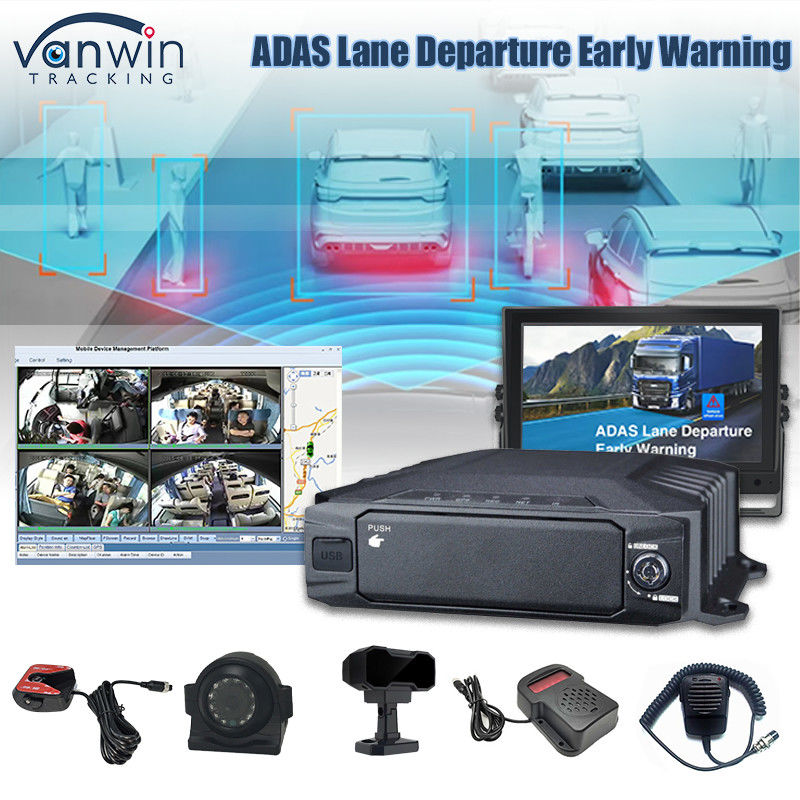 8CH 1080P Ai HDD Mobile DVR Real Time Monitoring And Tracking 4G Ai Adas DMS MDVR Sistem CCTV